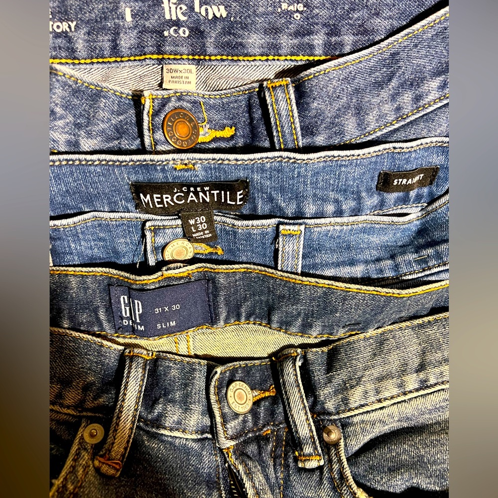 Men’s jeans 30x30 like new